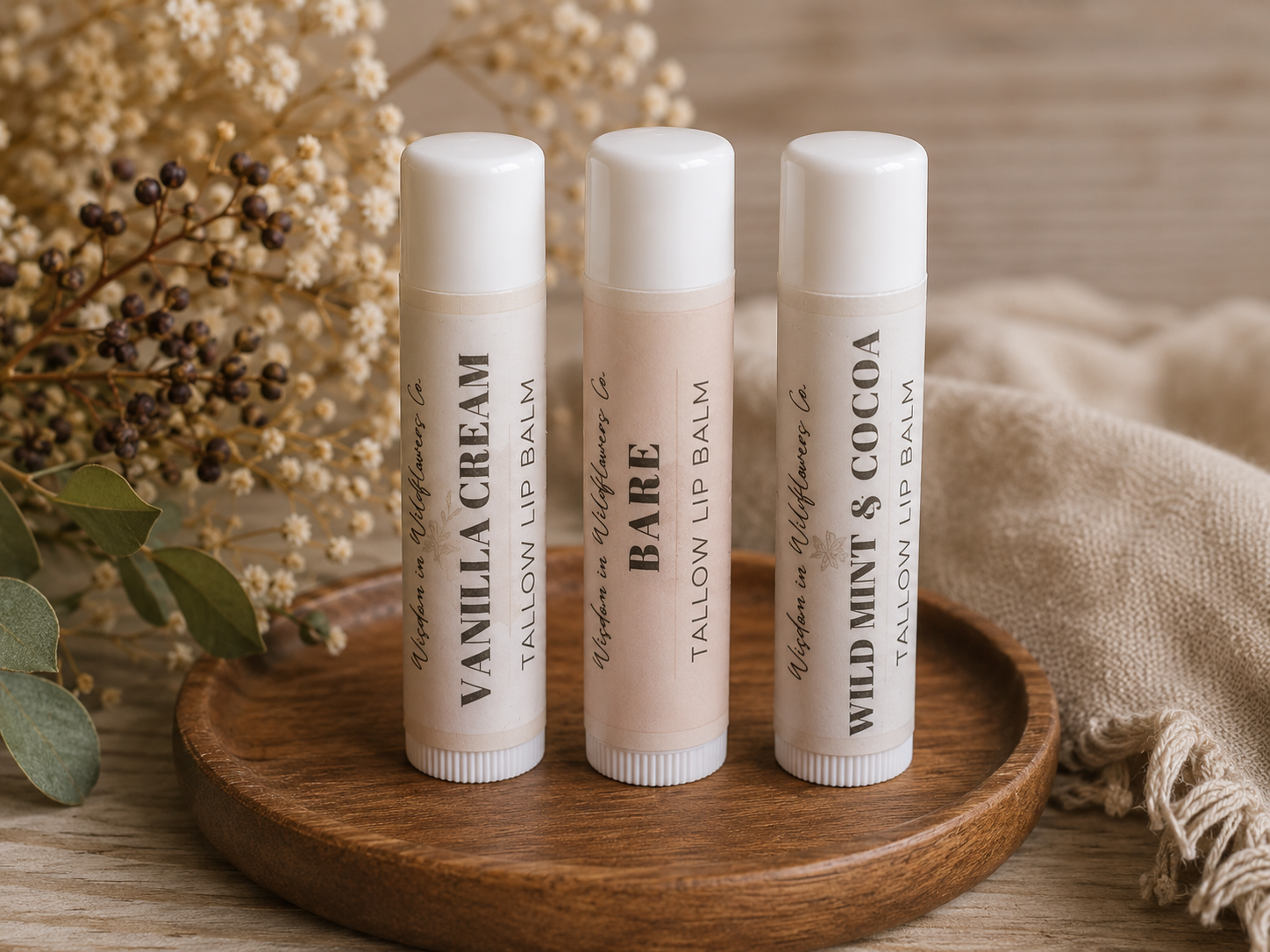 Tallow Lip Balms
