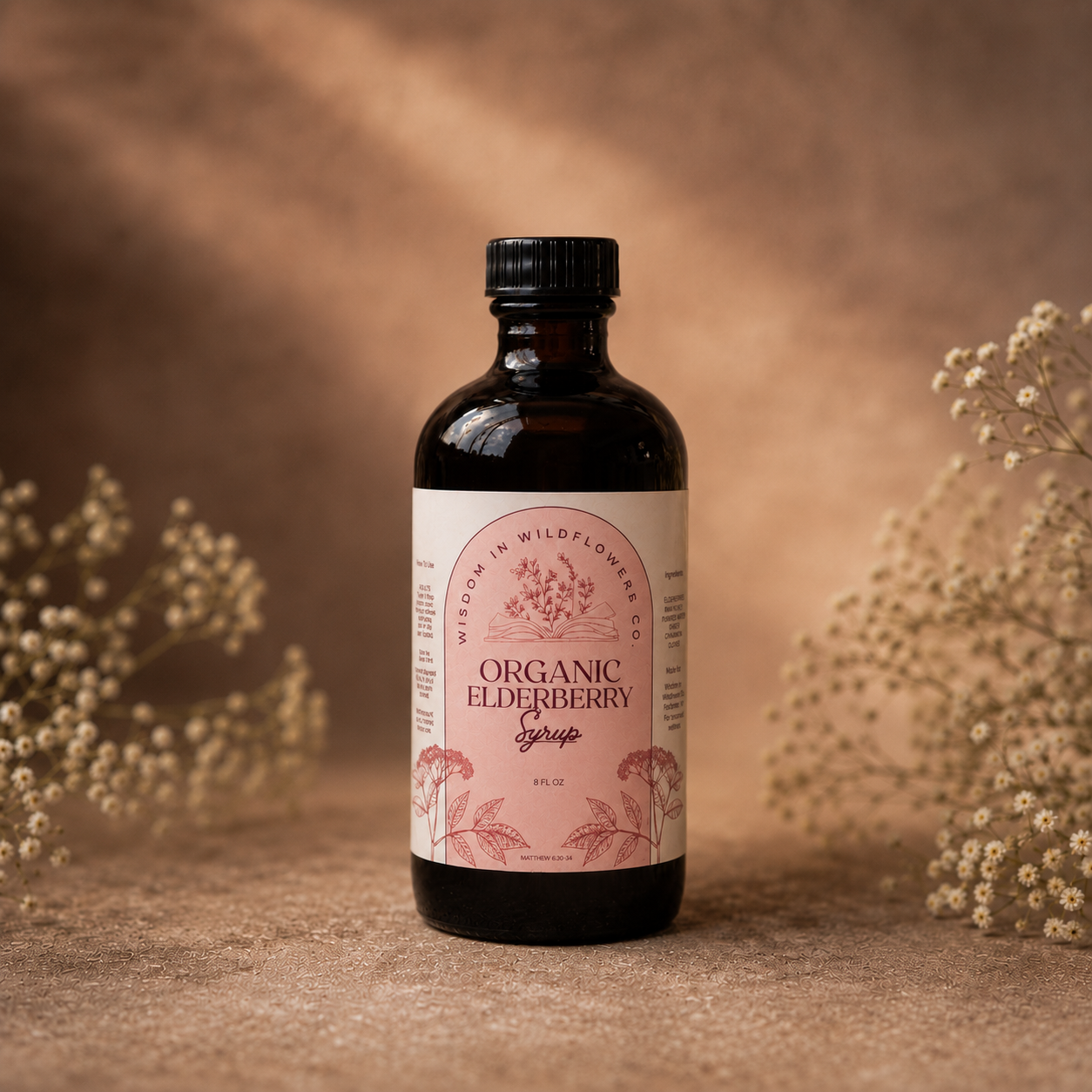 8 Oz Elderberry Syrup